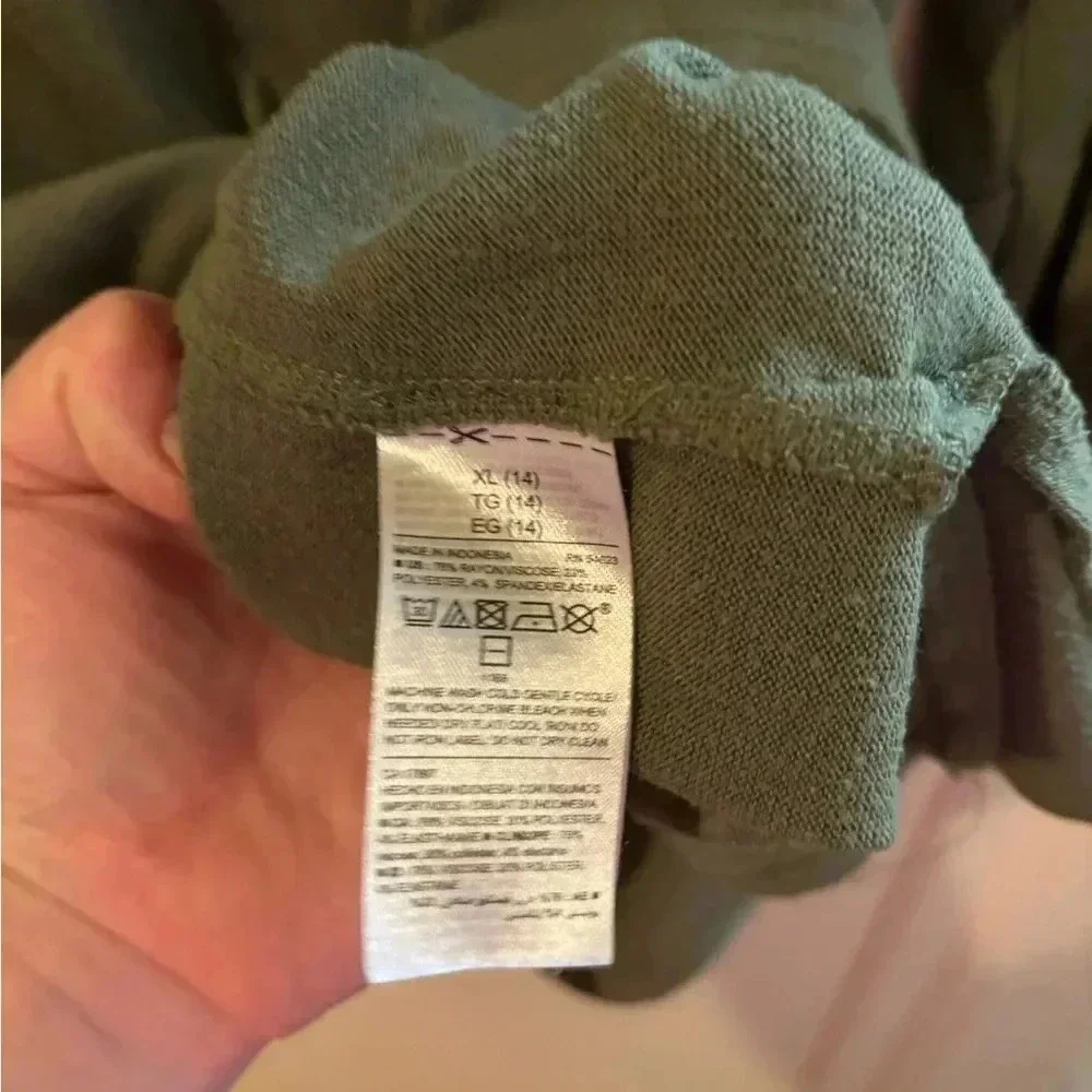 Old navy girls flare sleeve top XL